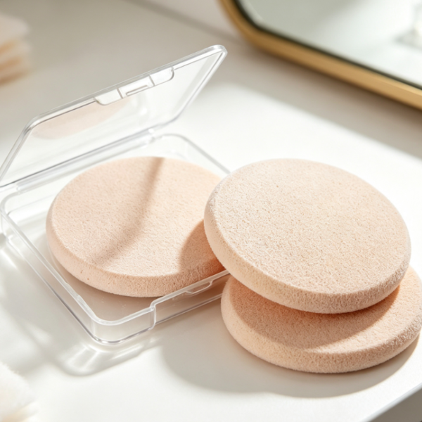 Beauty Sponge And Travel Storage Case Set (Makeup Essential)