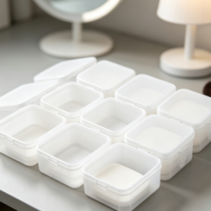 Portable, Multi-Purpose, Dust-Proof Powder Puff Storage Case